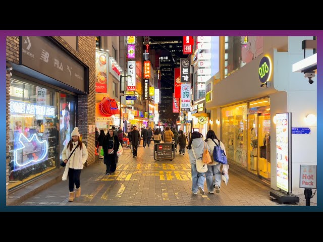 From Myeongdong to Ikseondong | Seoul Night Walk