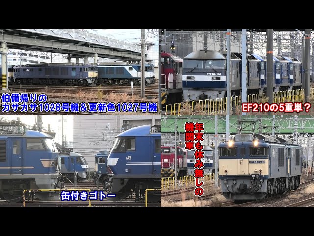 年末の愛知機関区で休む機関車たちをウォッチングしてみた！【2024年12月30日】