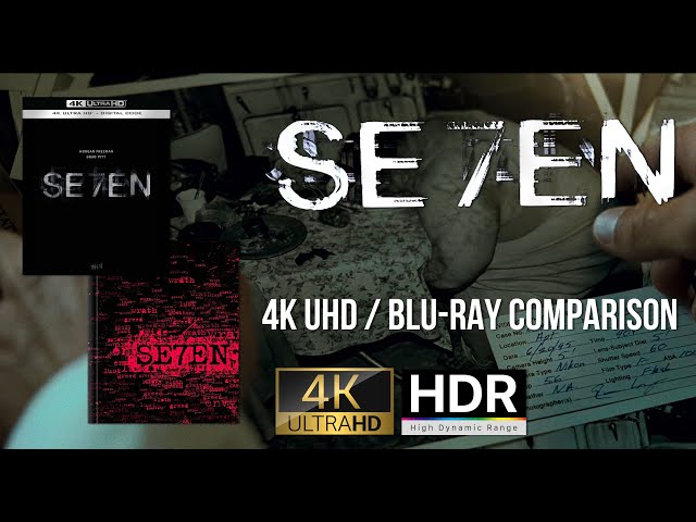 Se7en (Seven) 4K UHD HDR (2025) / Blu-ray (2010) Comparison