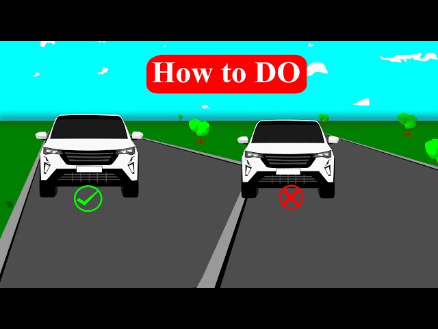 How to Estimate Distance When Reversing and Parking on The Side of The Road