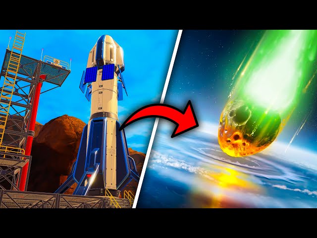 I used ROCKETS to cause a URANIUM METEOR STORM in Planet Crafter