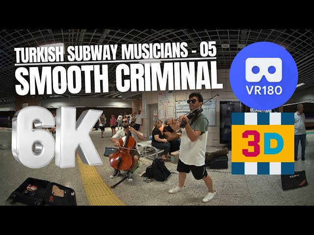 Smooth Criminal - Subway Acoustic Performance - 3D 180 VR