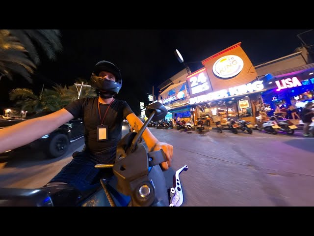 360° Evening Driving  Second Road , Soi Buakhao , Beach Road, Jomtien in Pattaya 28.06.2023