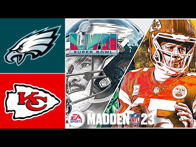 Chiefs vs. Eagles Super Bowl LVII Simulation | Madden 23 Gameplay PS5