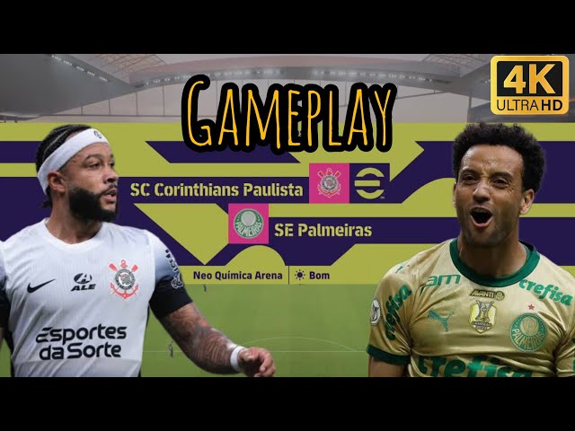 CORINTHIANS VS PALMEIRAS PAULISTÃO | EFOOTBALL GAMEPLAY PS5 4K