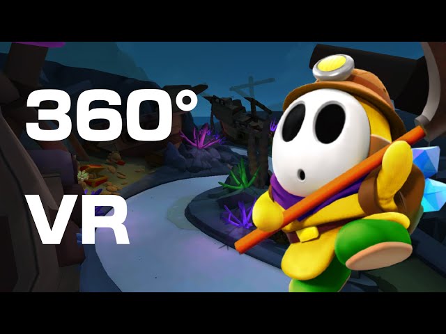 Piranha Plant Cove - All Routes in 360° (VR) - Mario Kart Tour