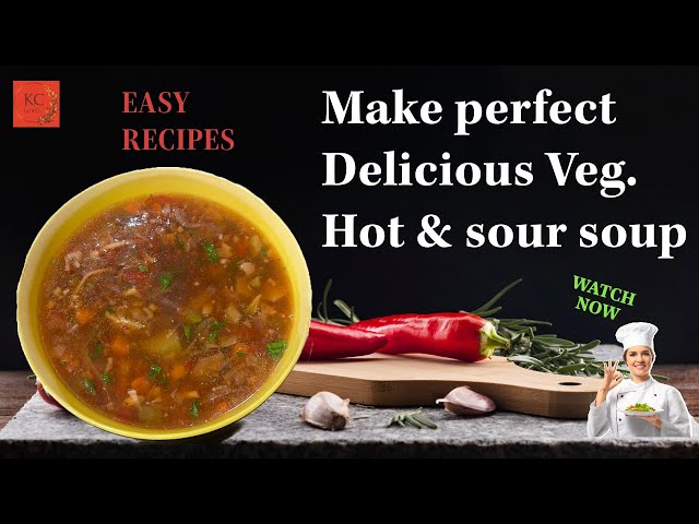 Delicious hot and saure soup:#youtubechannel #cooking #kceatwell #food #recipe