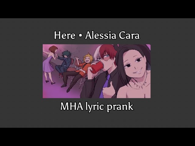 Here - MHA LYRIC PRANK! (Izuku just wants to go home 😔|