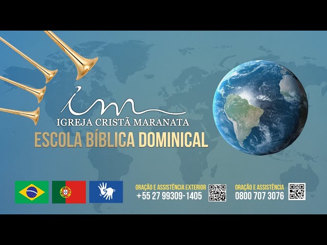 09/02/2025 -  [EBD 10h] - Igreja Cristã Maranata - Escola Bíblica Dominical