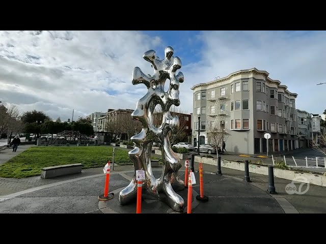 Safety measures put in place for 18-foot-tall SF sculpture to keep children from climbing