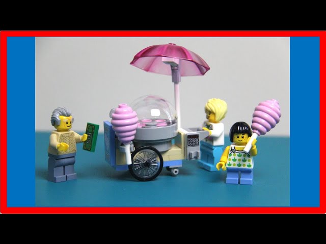 LEGO Cotton Candy Vendor - Mini Build