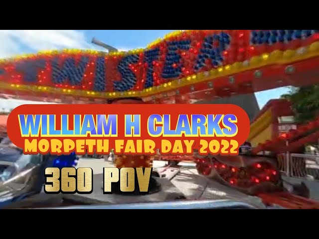 TWISTER Onride 360 POV / WILLIAM H CLARKS @ MORPETH FAIR DAY 2022