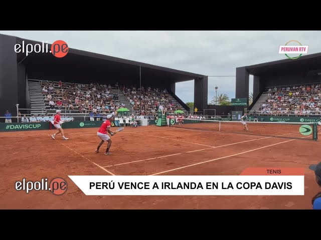 ElPoliTV - PERÚ vence a IRLANDA por Copa Davis, Diego Elías IMPARABLE en squash.