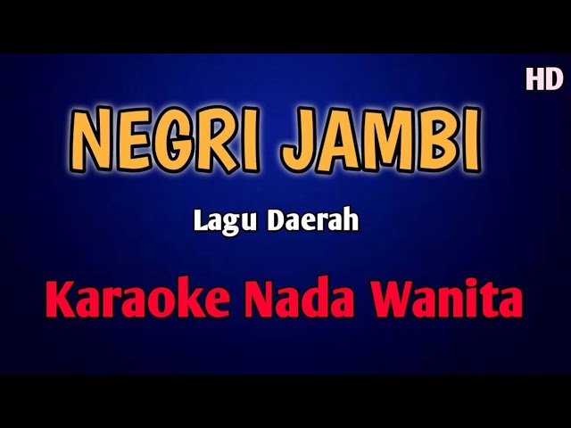 JAMBI COUNTRY - KARAOKE