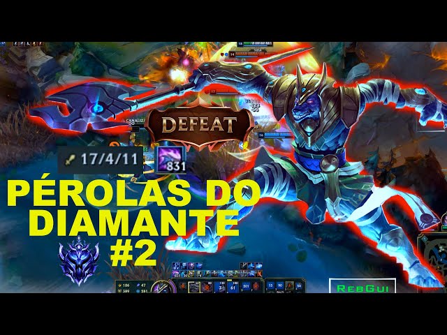 O NASUS MAIS TRISTE DO MUNDO/O RENGAR MAIS CORNO DE TODOS |PÉROLAS DO DIAMANTE #2| League of Legends