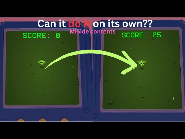 Can the console beat the frog game on its own?? | MiSide