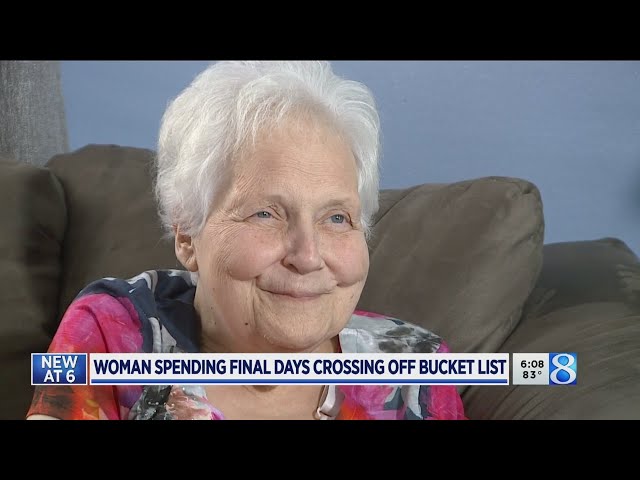 Woman dying from cancer turns to bucket list for comfort