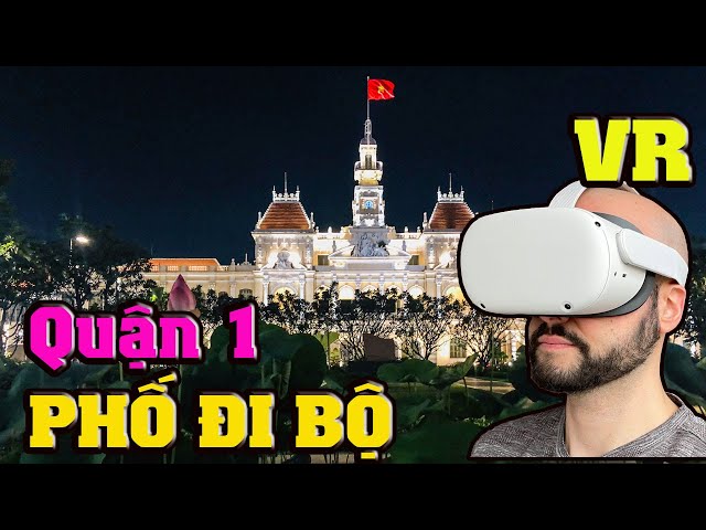 Phố Đi Bộ Nguyễn Huệ Hồ Chí Minh Video 360 độ Ngày 11.10, Click chạm màn hình để xem view 360