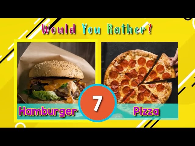 Would you Rather? 🍟 Food Edition | Brain Break | Food Workout | Yummy-Yum | PhonicsMan Fitness