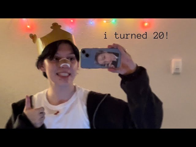 nye series (part 3): 20th birthday vlog