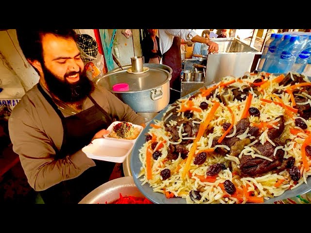 KABULI PULAO RECIPE 😍 | STREET FOOD UNDER 200/- Rs | STREET FOOD PAKISTAN 🇵🇰