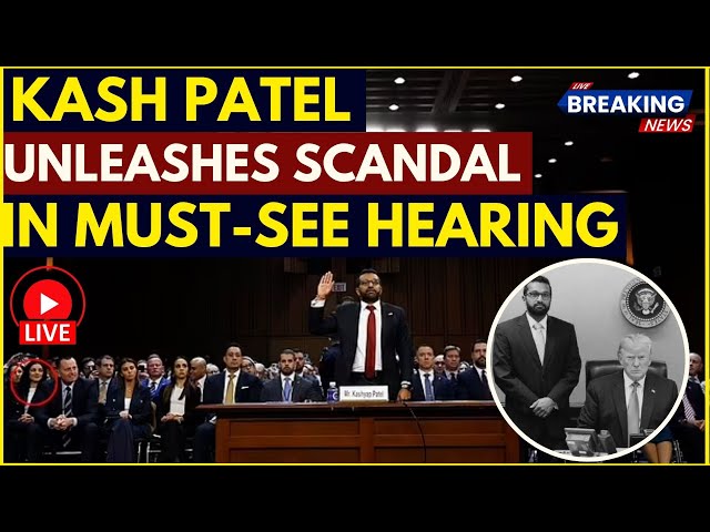 US News LIVE: Kash Patel's Big Revelation | Donald Trump LIVE News | Kash Patel Hearing LIVE