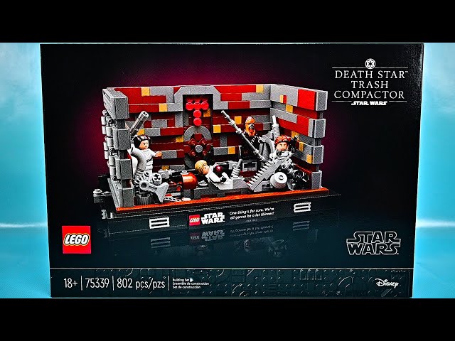 LEGO Star Wars Death Star Trash Compactor Diorama (75339)!