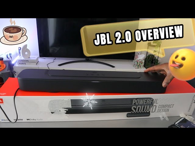 JBL BAR 2.0 (MK II) Compact Soundbar Overview| How to Setup with Phone Audio Demonstration