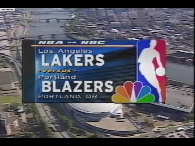 NBA On NBC - Lakers @ Blazers 2000 WCF Game 3