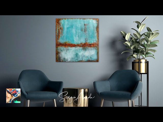 ABSTRACT ART & INDUSTRIAL PAINTING/ EIFFEL TOWER ART INSPIRATION/  ACRYLIC PAINT  PAINTING ON CANVAS