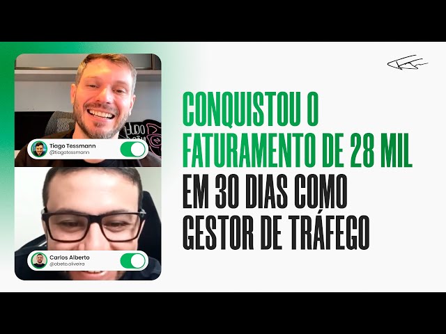 28 MIL DE FATURAMENTO EM 30 DIAS COMO GESTOR DE TRÁFEGO