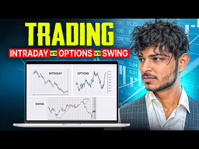 Intraday Vs Options Vs Swing Trading | Which one is best ?