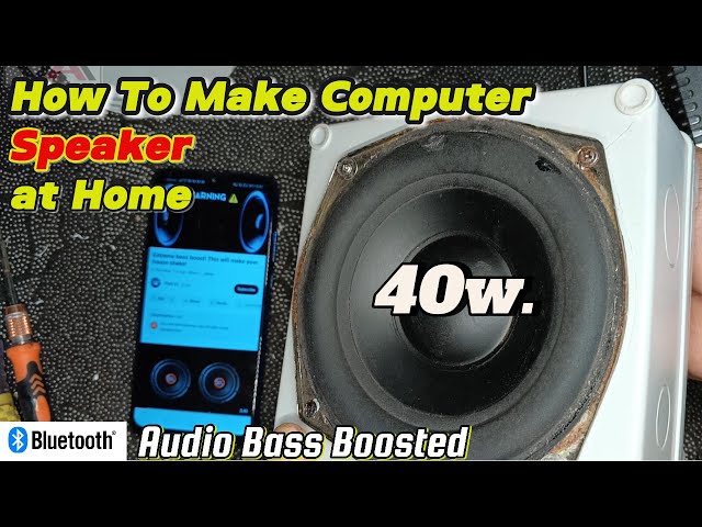 Create Your Own 40W Bluetooth Speaker with This Easy DIY Project