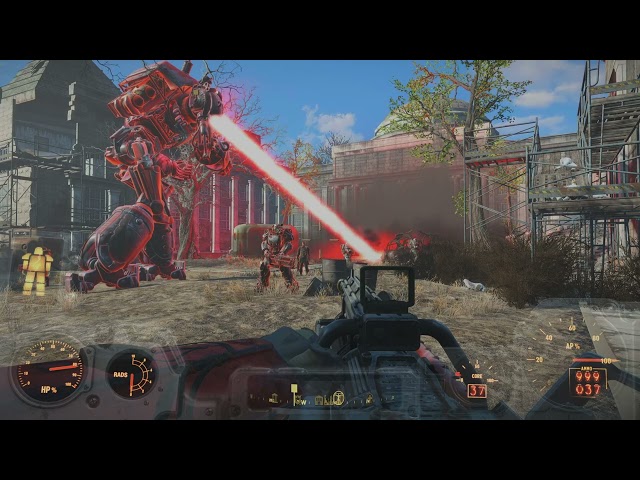 Fallout 4: following liberty prime and entering the institute