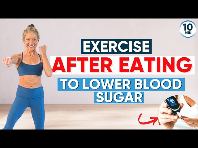 Exercise After Eating To Lower Blood Sugar (ALL STANDING)