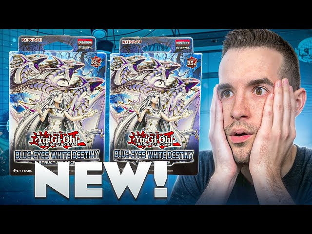 NEW Blue-Eyes White Destiny Structure Deck DISPLAY Opening! QCRs In Decks??