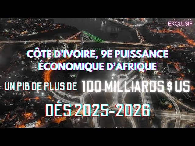 Côte d'Ivoire - Pétrole, Or, et Chantiers Structurants pour intégrer le TOP 5 avant 2035