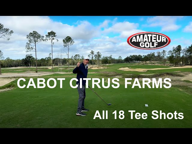 Cabot Citrus Farms Karoo Course - All 18 tee shots on opening day