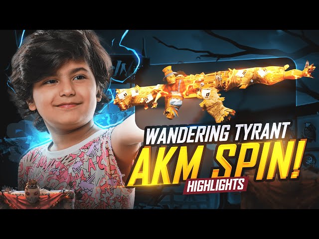 Got 5 Chicken 🐔 Dinner Challenge For Wandering Tyrant AKM Spin - BGMI Crate Opening