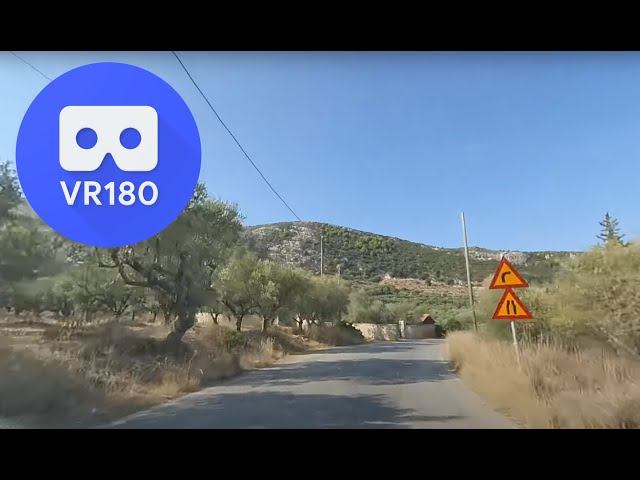 Driving in Zante, from Keri towards Zante town. Zakynthos island, Greece - no audio -