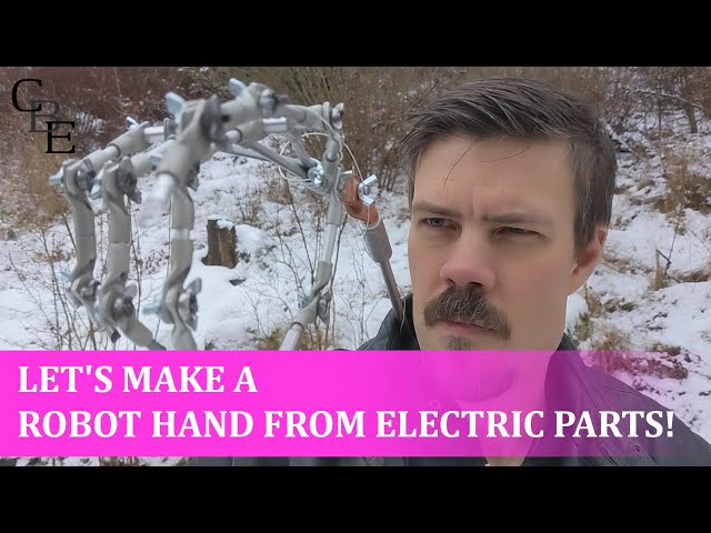 Let's make a Robot hand from electric parts!