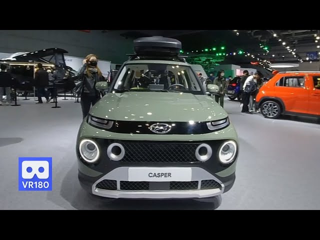 3D 180VR 4K Hyundai Tomboy Khaki Casper Mini SUV 😍😍 VR Dream Car