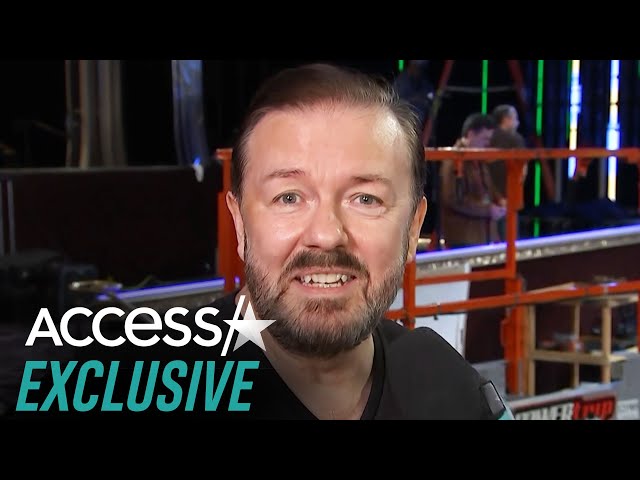 Ricky Gervais Jokes About Golden Globes' New Vegan Menu