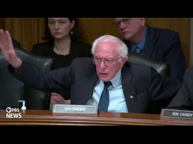 WATCH: Sen. Bernie Sanders questions RFK Jr. in confirmation hearing