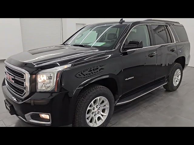 2019 GMC YUKON SLT QUADS THIRD ONYX BLACK JOSE SPECIAL 4K WALKAROUND 15068Z