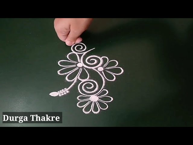 Innovative 8 simple rangoli designs easy attractive | daily kolams for beginners | latest muggulu |