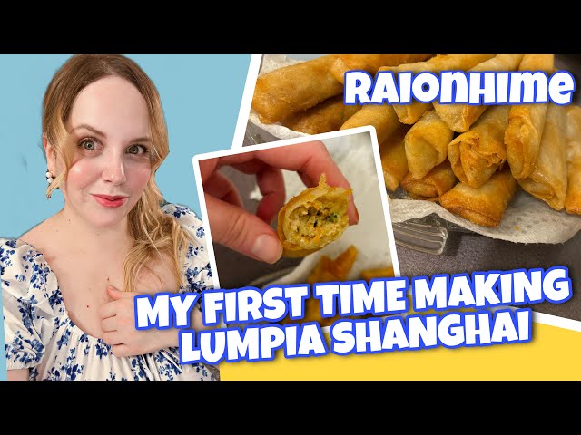 My First Time Making Lumpia (ASMR) ~ Magluto tayo ng lumpia sa unang pagkakataon | raionhime vlogs