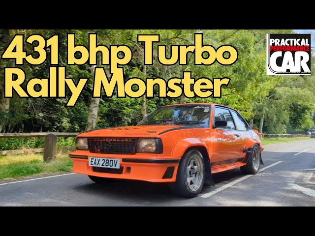 431bhp turbo engine swapped Opel Ascona shreds tarmac for fun. Nip out to the Co-op? At your peril.