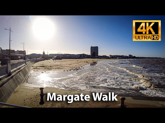 Margate Walking Tour | Lido | Old Town | Seafront | Beach | 4K UHD