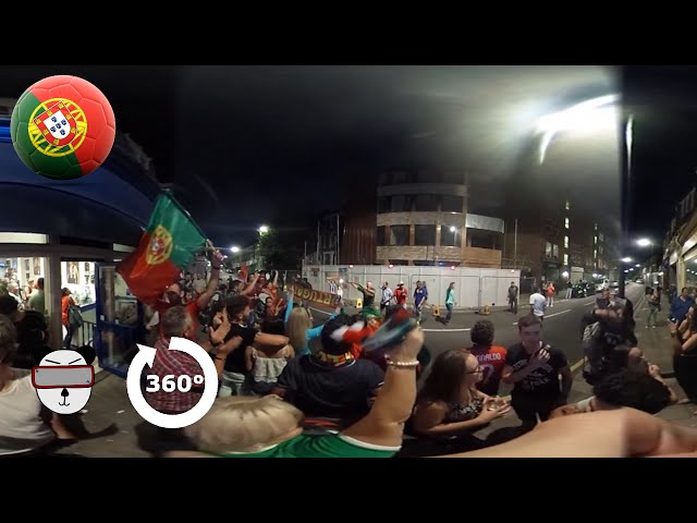 ⚽🏆🇫🇷360° Euro 2016: Portugal 1-0 France | London, United Kingdom